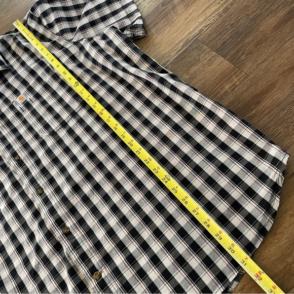 Carhartt plaid button work shirt 3XL - Picture 7 of 8